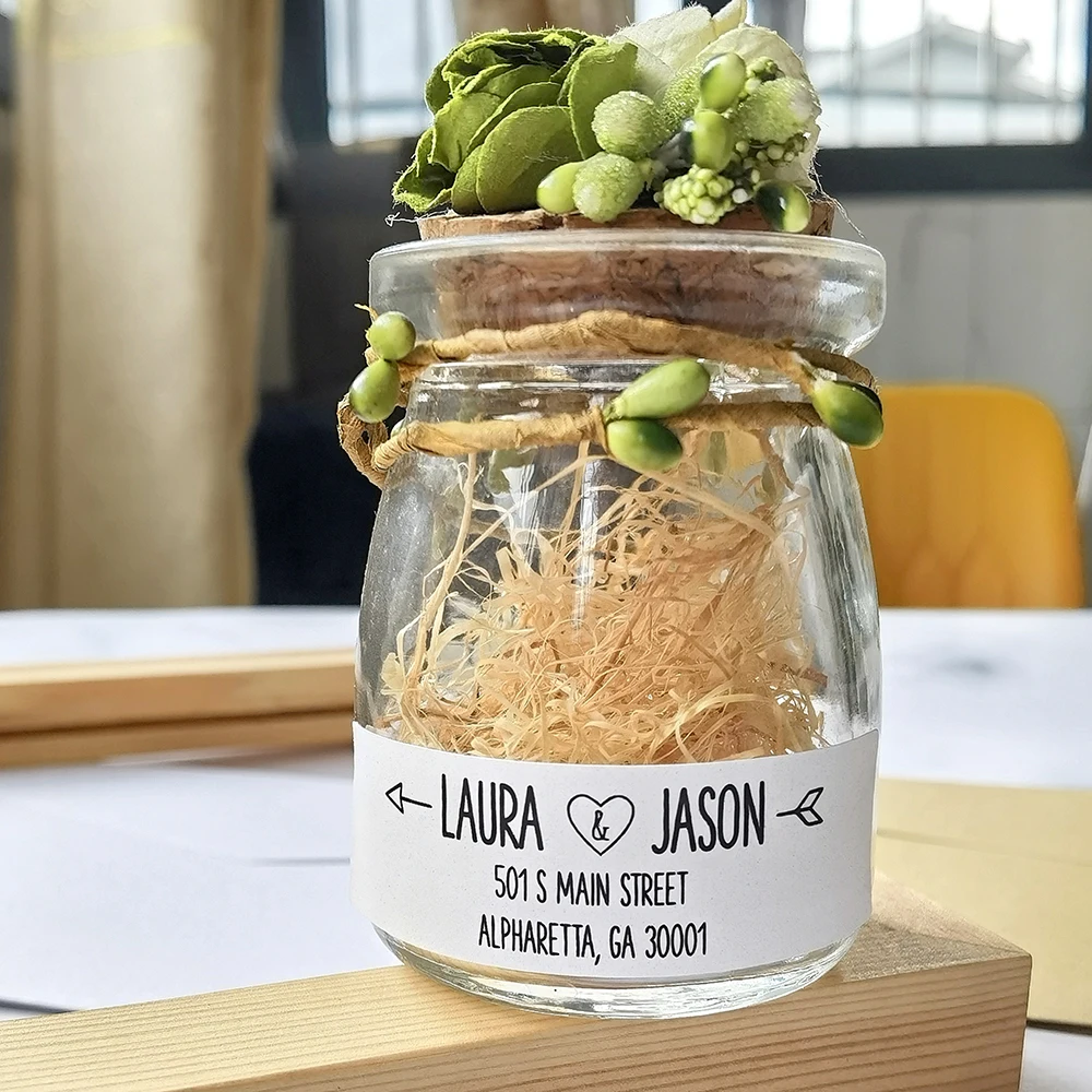 20X70mm Address Sticker Customization Wedding Invitations Thank You Cards For Business Stickers Labels Christmas Gift Tags