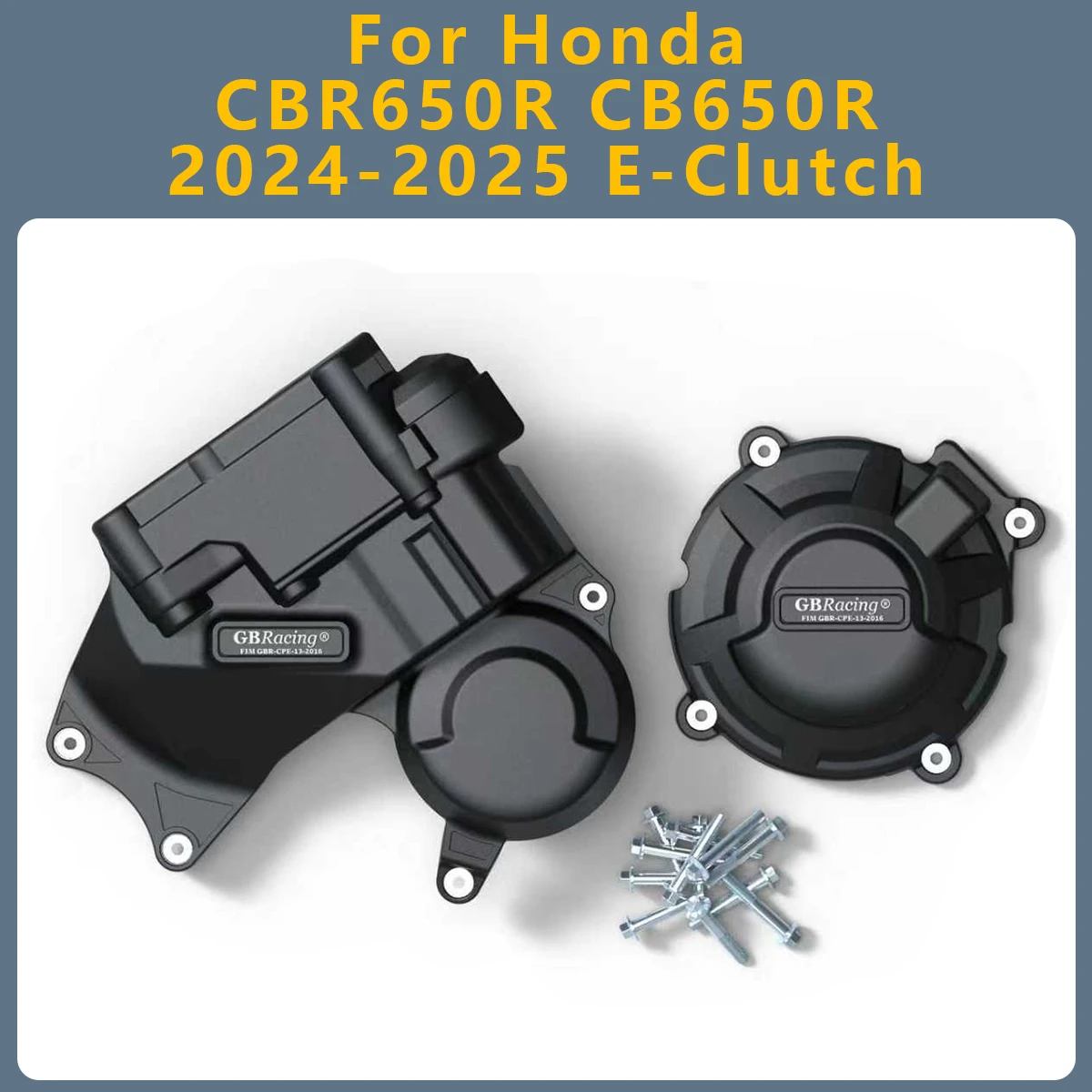 

Motorcycle Engine Cover Clutch Cover Protection Set Accessories For Honda CBR650R CB650R 2024-2025 E-Clutch CB CBR 650R CBR-650R