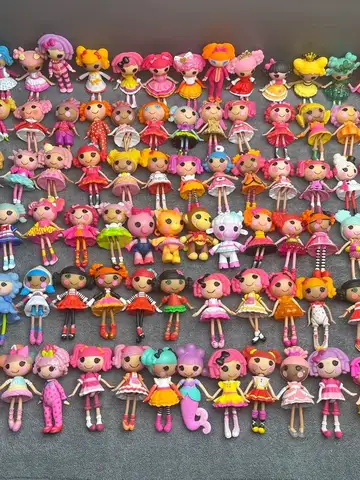 Original 8-10cm Can Choose Lalaloopsy Little Sister and Pet Dolls PVC Girls' Holiday Gift Collection Pvc Toys