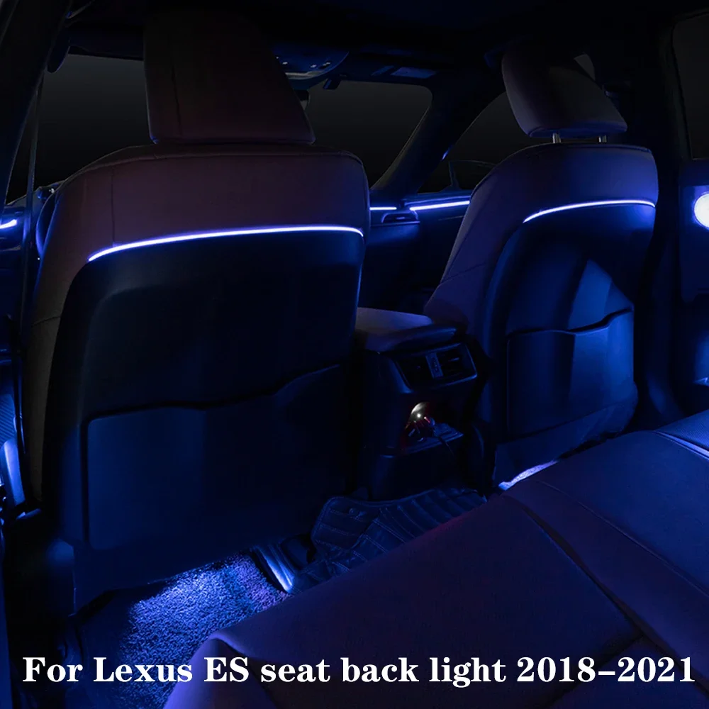 Rear Seat led Ambient Light For Lexus ES 2018-2021 Interior Decorate Back Seat Ambient Light