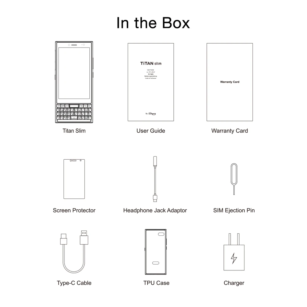 Imagem -05 - Unihertz Titan Magro o Novo Elegante Qwerty 4g Smartphone Android 11 Desbloqueado Nfc Telefone Inteligente