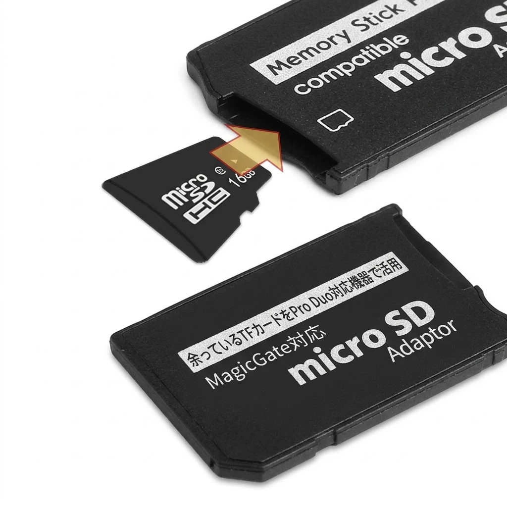 �y�Z�[�����zmicroSD���烁�����[�X�e�B�b�NPro Duo�ւ̕ϊ��A�_�v�^�[�ATF����MS�J�[�h�ւ̕ϊ��A�_�v�^�[�A32GB�Ή��APSP����уf�W�^���J�������T�|�[�g�AMagicGate�ƌ݊�������A�v���O�A���h�v���C�B�J�[�h���[�_�[�A�ϊ��J�[�h�A�A�_�v�^�[�BMicroSD��MS�������[�J�[�h