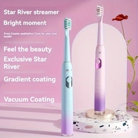 Seago Electric Toothbrush Power Toothbrush Colorful 5 Modes with 2 Toothbrush Heads Smart Timer Waterproof SG-2303J