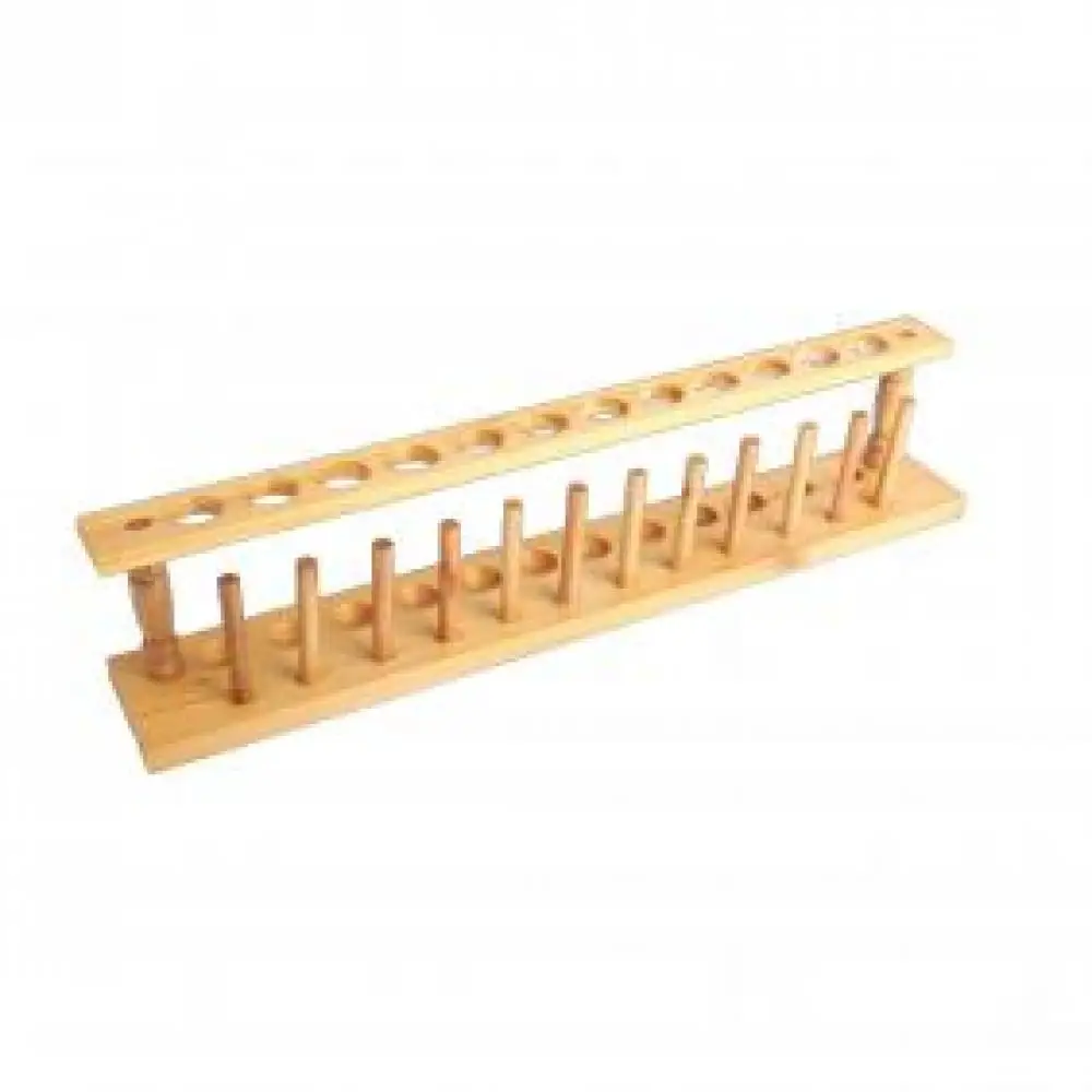 Wooden 6/8/10/12 Holes Laboratory Instrument Test Tube Support Rack Stand Shelf