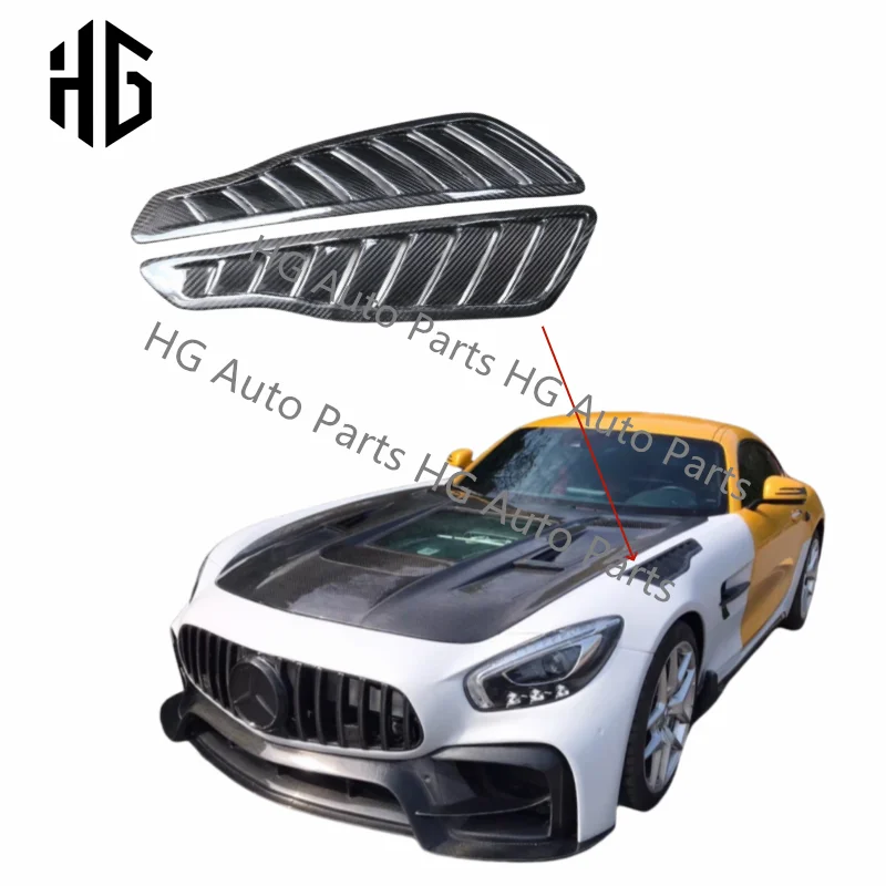 

Для Mercedes Bens Amg Gt Pro Style 3K углеродное волокно автомобильные крылья вентиляционные крышки аксессуары