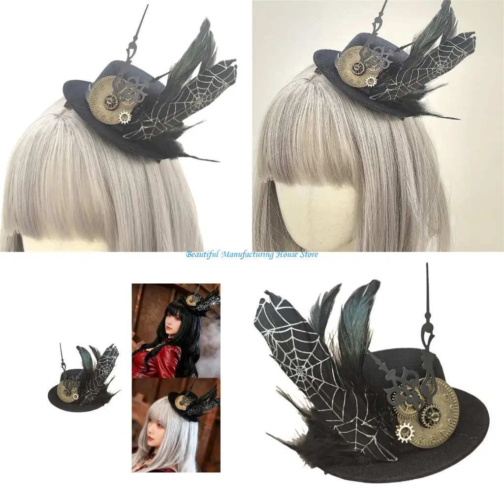 e56a-アンティーク-メカニカル-ヘアピン-スパイダーウェブ-パターン-フェザー-アクセント-パーティー-ウェア-アクセサリー