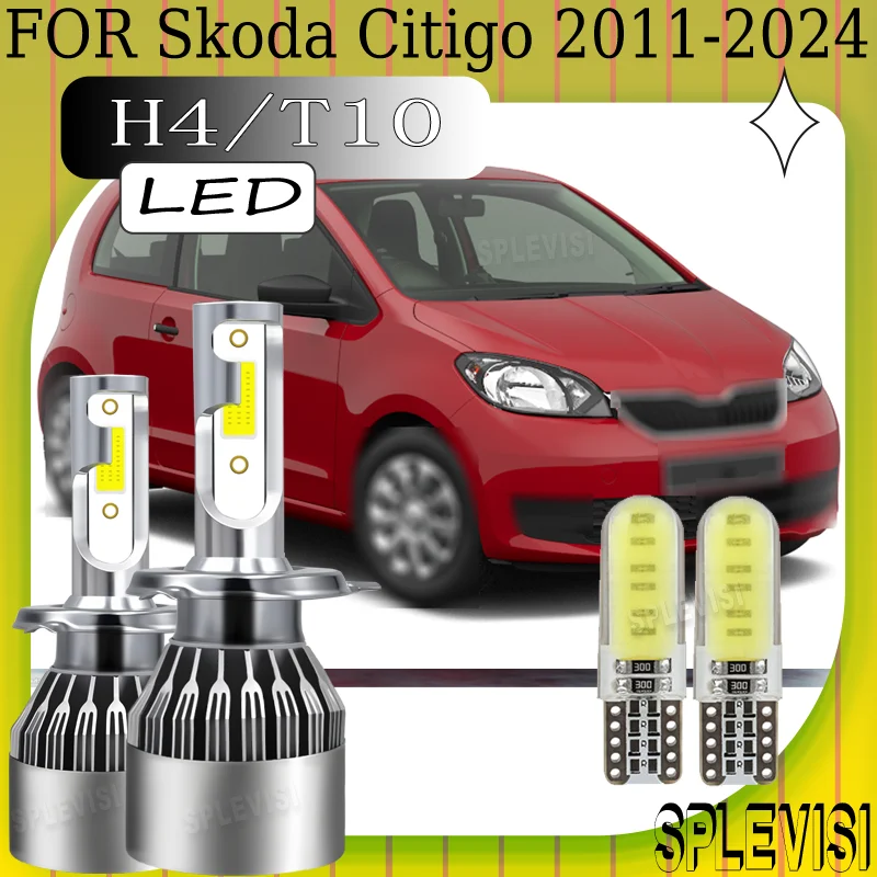 

Instant On Technology Long-Lasting Quick Start 9003 H4 LED headlight For Skoda Citigo 2011 2012 2013 2014 2015 2016 2017-2024