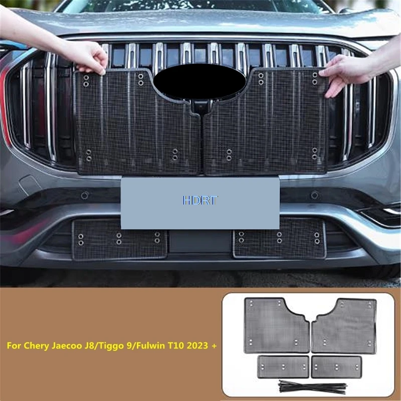 

Car Style Insect Screen Anti Bug Proof Net For Chery Jaecoo J8/Tiggo 9/Fulwin T10 2023 + Water Tank Cover Racing Grid Condenser
