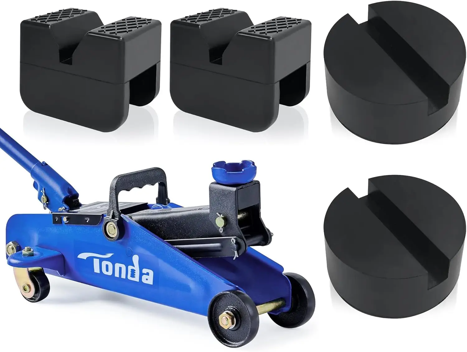 

Floor Jack Blue and Jack Pads and Jack Stand Pads