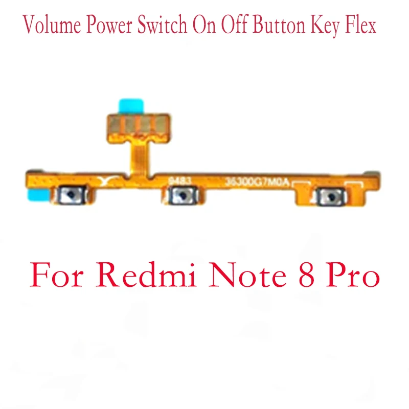 Power ON OFF Volume Camera Key Button Switch Flex Cable For Xiaomi Redmi Note 8 8T 8 Pro note 9 9Pro 9S0 Pro 9s Note 10 10 Pro