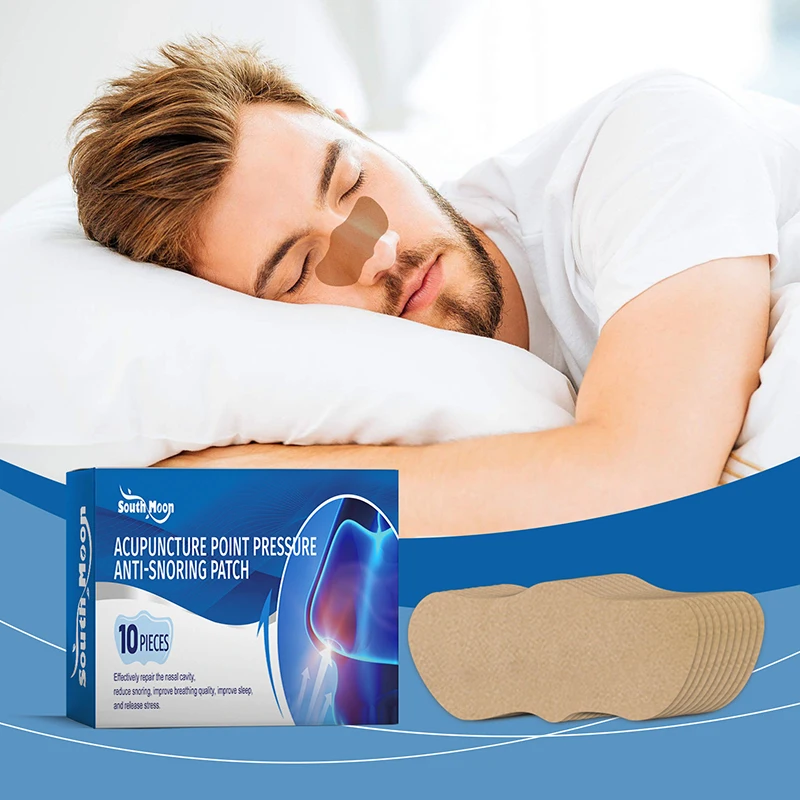 

10 PCS Breath Nasal Strips Anti Snoring Nose Patch Good Sleeping Patch Product Easier Breath Sleep Aid Device