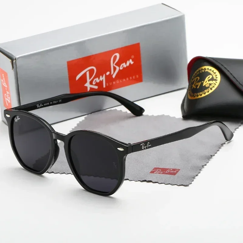 Rayban Resin Lenses 4306 Sunglasses Gradient Non-Polarized Sun Glasses UV Protection Eyewear with Classic Black Frame in box