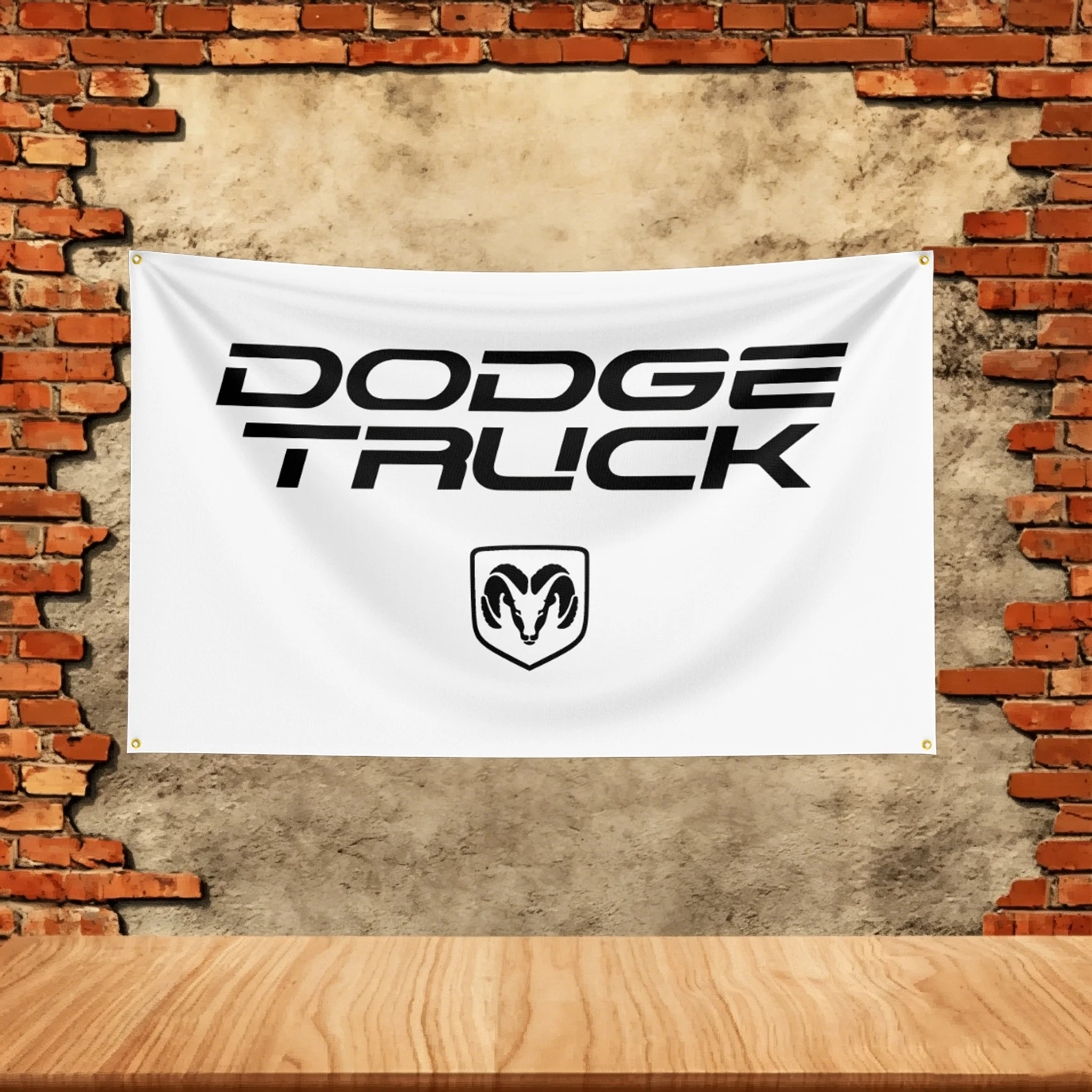 Car Flag 3x5ft for D-Dodge RAM Fans Banner Custom any Image Garage Bedroom Living Room Dorm Wall Hanging Decor Tapestry