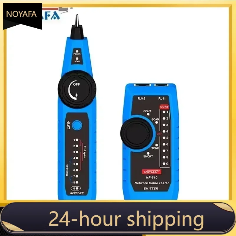 NOYAFA NF-810 Network Cable Tester Wire tracker diggnose Testeur RJ11 RJ45 Cat5 Cat6 Telephone Tracer Wire cable LAN Line Finder