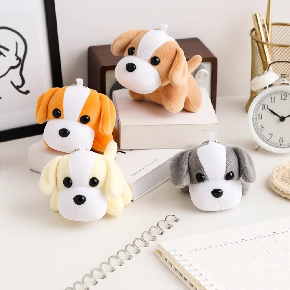 

10cm Size Plush Toy Dog Keychain Eco-Friendly Hypoallergenic Cute Puppy Plush Keyring Soft Cute Design Plush Pendant Toys