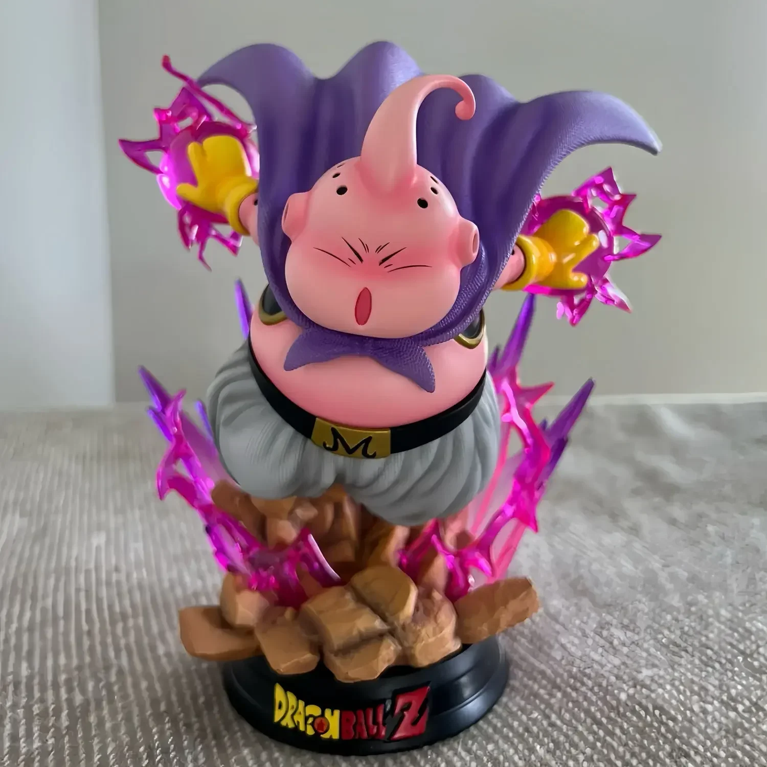 

Anime Dragon Ball Figure Gk Burst Wave Fat Majin Buu Glowing Pvc Action Figurine Hoom Collectible 20cm Model Doll For Kid Gifts