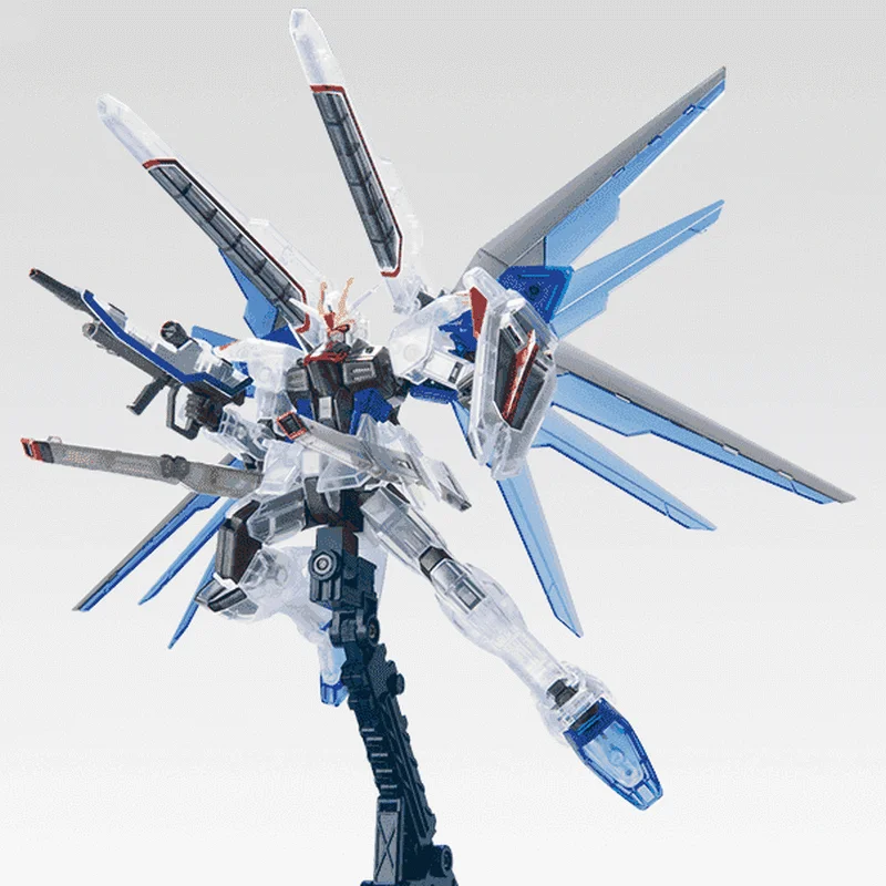 ZGMF-X10A HG 1/144 RISING FREEDOM 하프 컬러 투명 조립 메카 모델 액션 피규어, 어린이 장난감 선물, 소장용