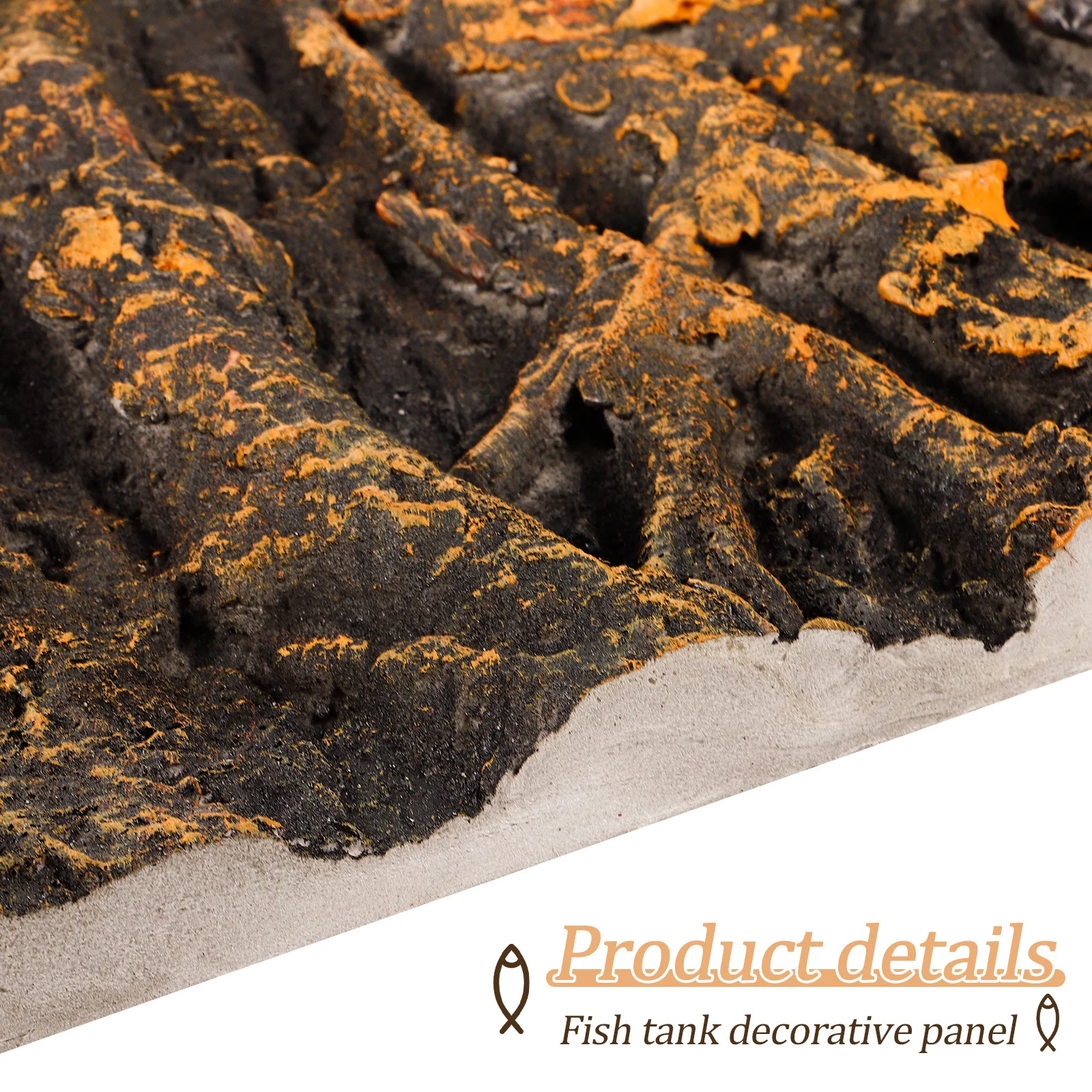 

Aquarium Background Board 3D Tree Root PU Material High Simulation Lightweight Easy Placement Reptile Tank Decor