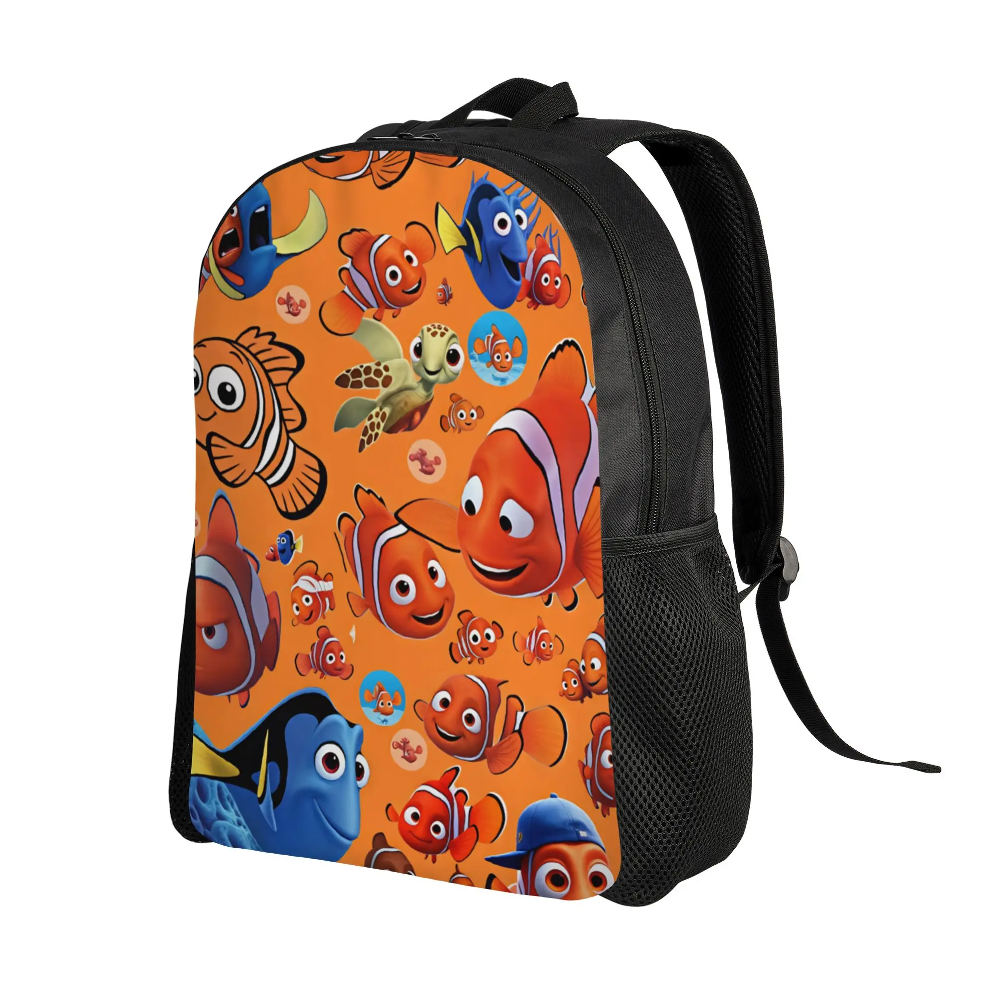 Finding Dorys Nemos Backpack Movie  Pretty Backpacks Student Unisex Travel Breathable School Bags Custom Rucksack