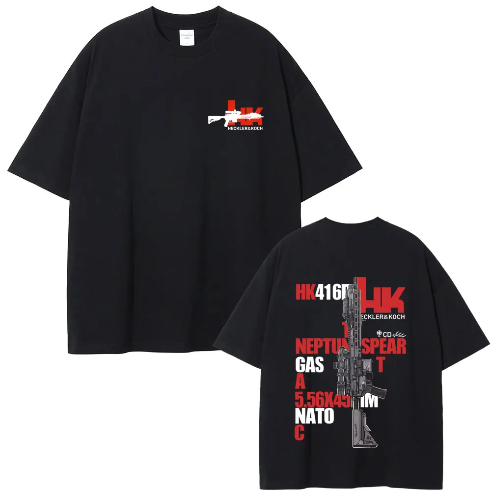 

Heckler & Koch HK416 Army Fan Club Outdoor Training Competition T-shirt Men Women Casual High Quality Soft Cotton T Shirts Tops