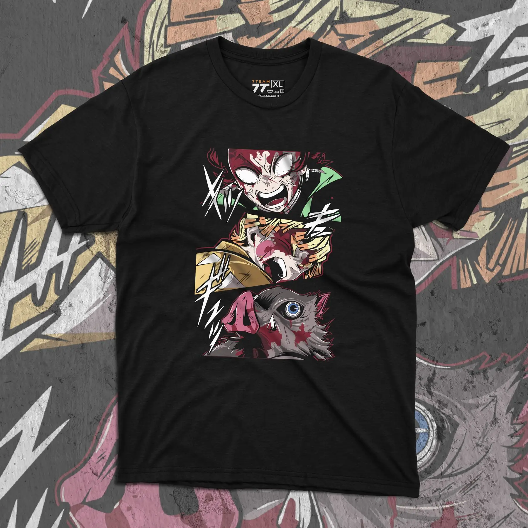 T-shirt with Demon Slashing Blade print - Team