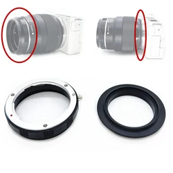 NEX to 49 52 55 Reverse Macro Ring Filter Adapter for Sony E Mount A6700 A6600 A6500 A5100 A3500 A7 III A7S II A7R IV A9 A1 A7C