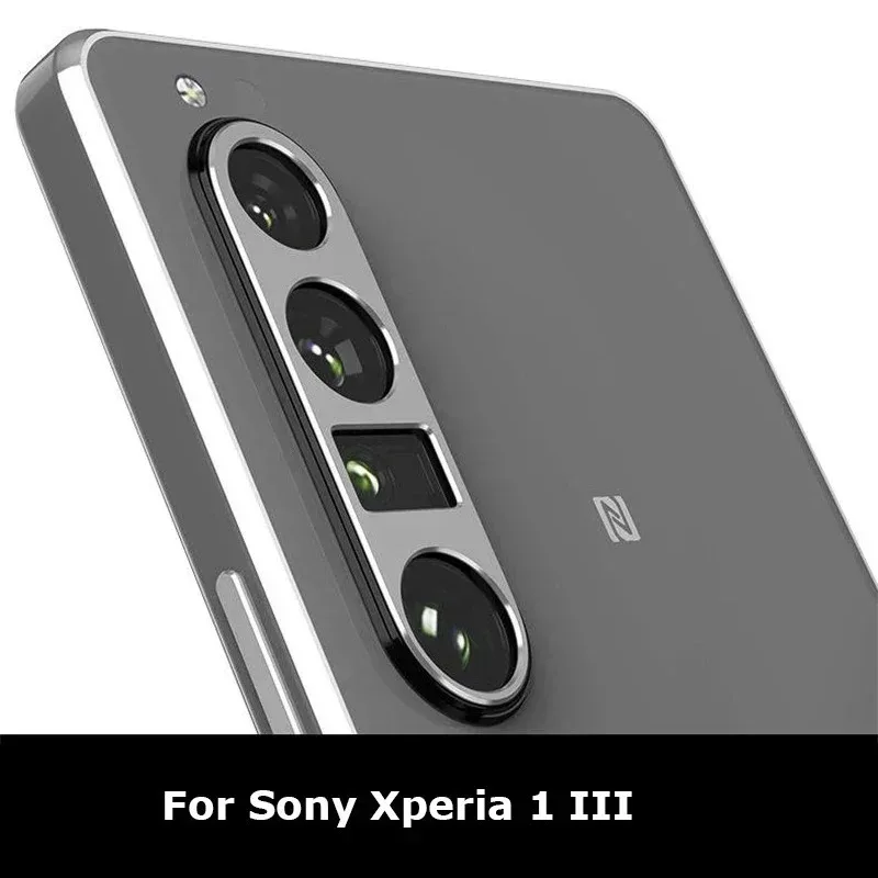 Rear Camera Lens Cover Case for Sony Xperia 10 1 V VI IV III 3D Aluminum Metal Camera Cover Lens Screen Protector Case Bumper view 5