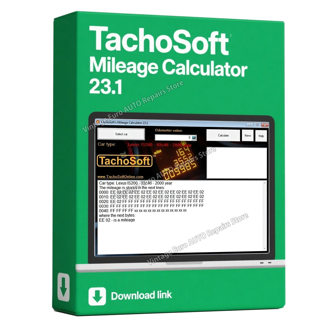 

Latest 2025Hot TachoSoft Mileage Calculator software 23.1 mileage correction software Full Version Support Many Car Brands