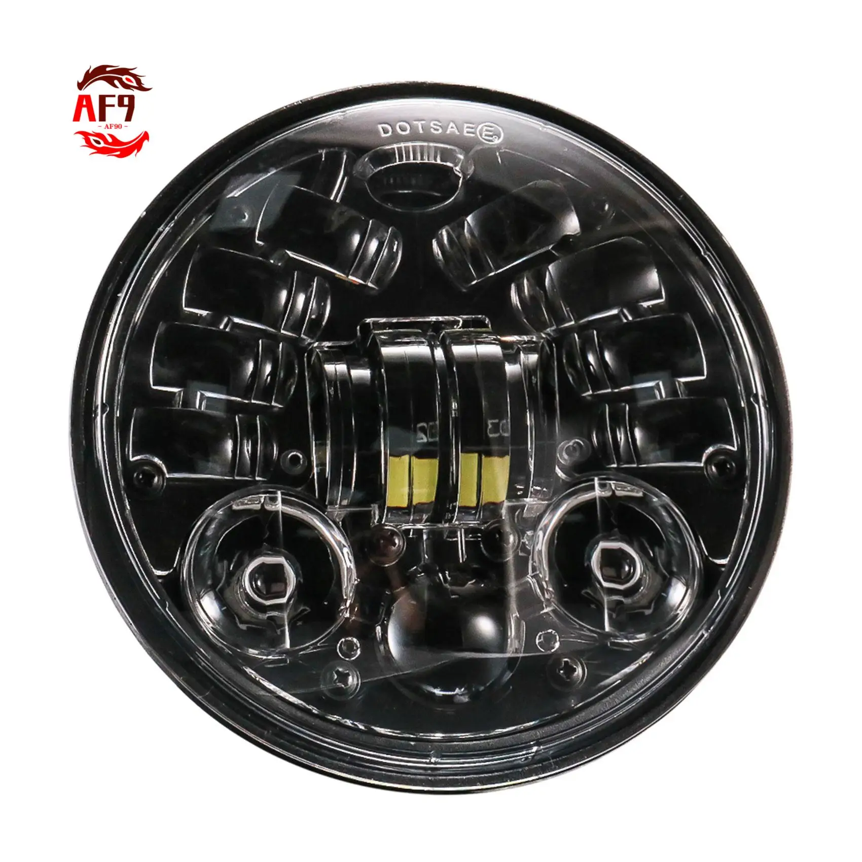 

AF90-Universal 5.75 Inch LED Headlight 5 3/4 Inch LED DRL Hi/Lo 36W Motorcycle Turn Light Daytime Running Headlamp Light