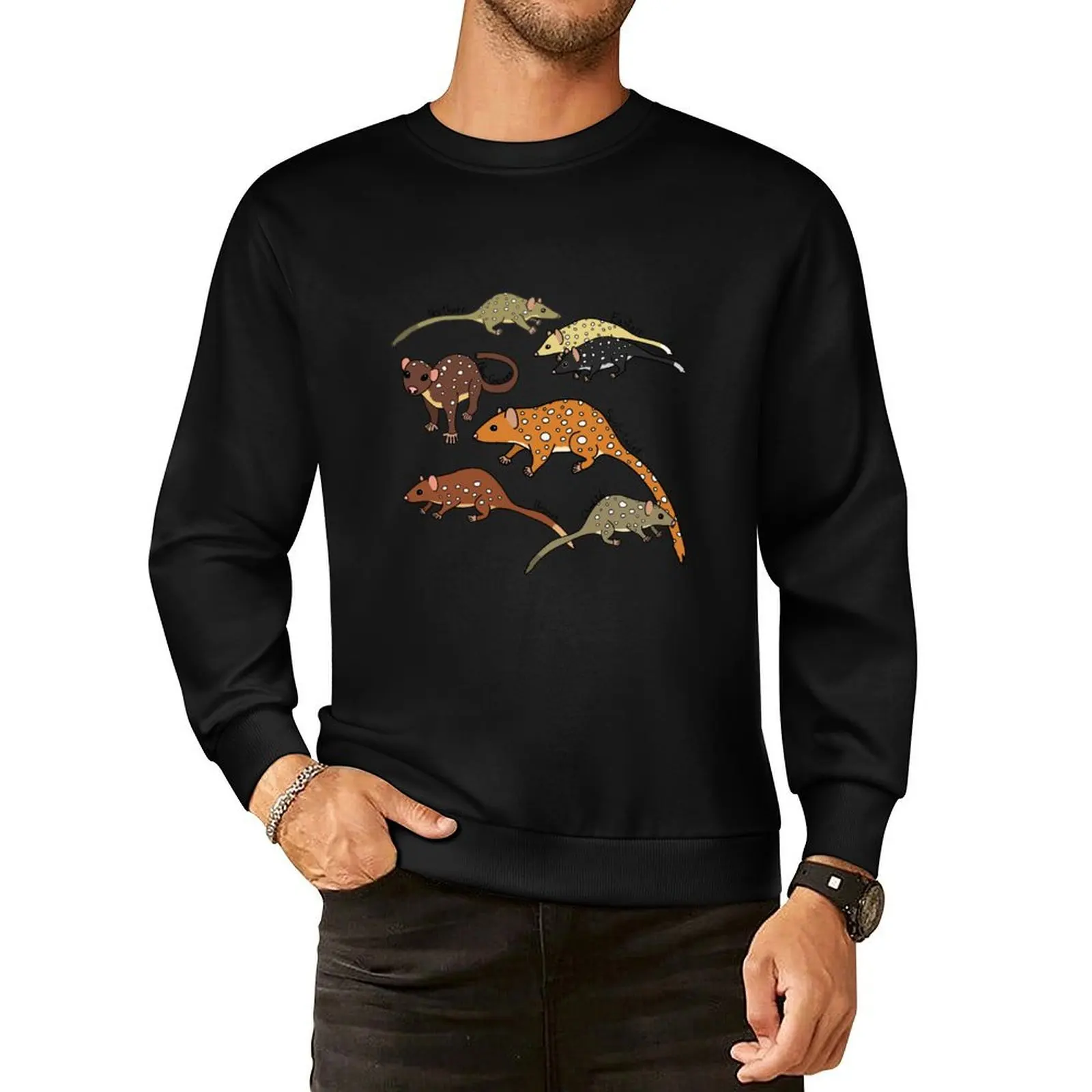 All the Quoll Things Pullover Hoodie autumn korean style clothes sweatshirt male