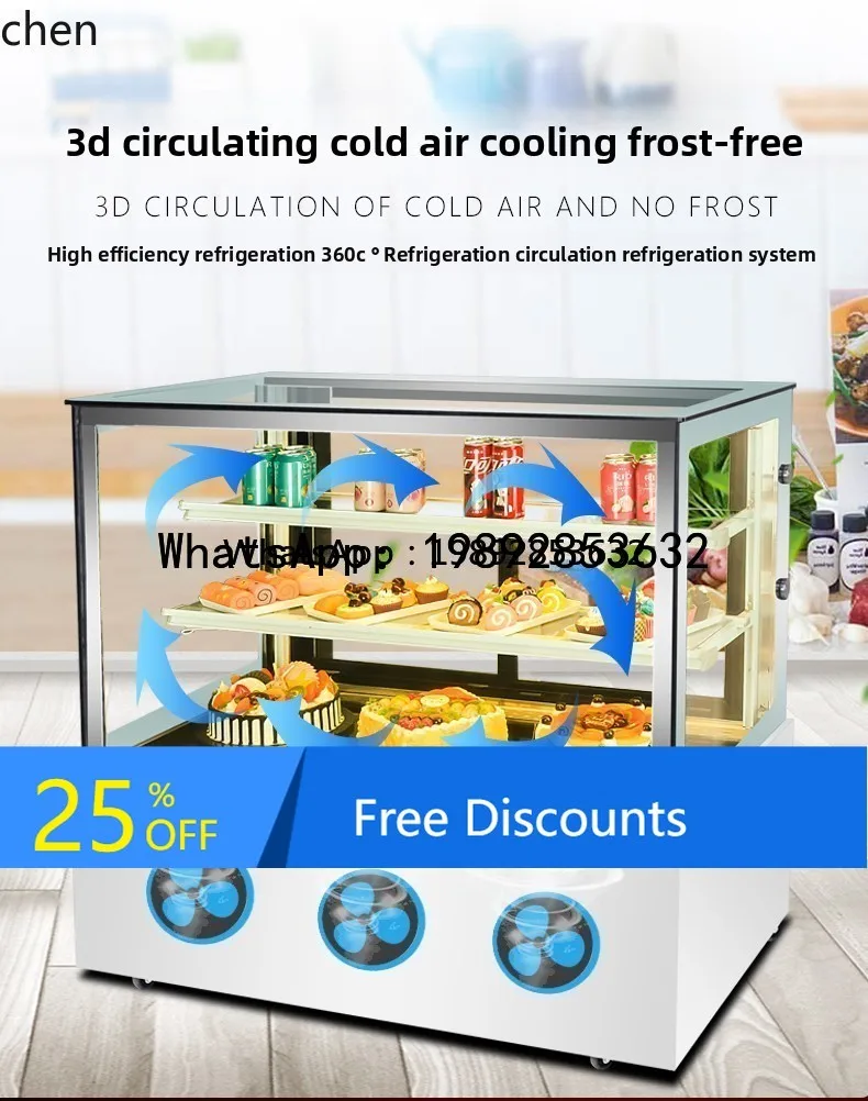 

AB cake cabinet right angle fruit desktop fresh commercial dessert display refrigerator