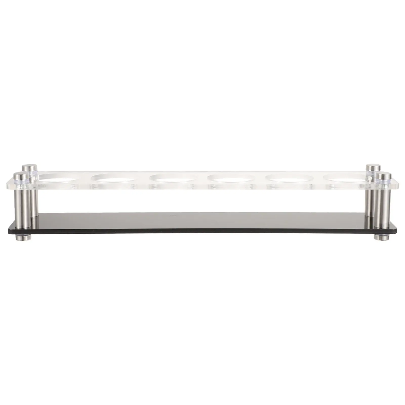 

Acrylic Shot Glasses Holder Tray Multi Slot Serving Display Stand for Whiskey Glasses Bar Supplies Shot Glass Organizer Rack