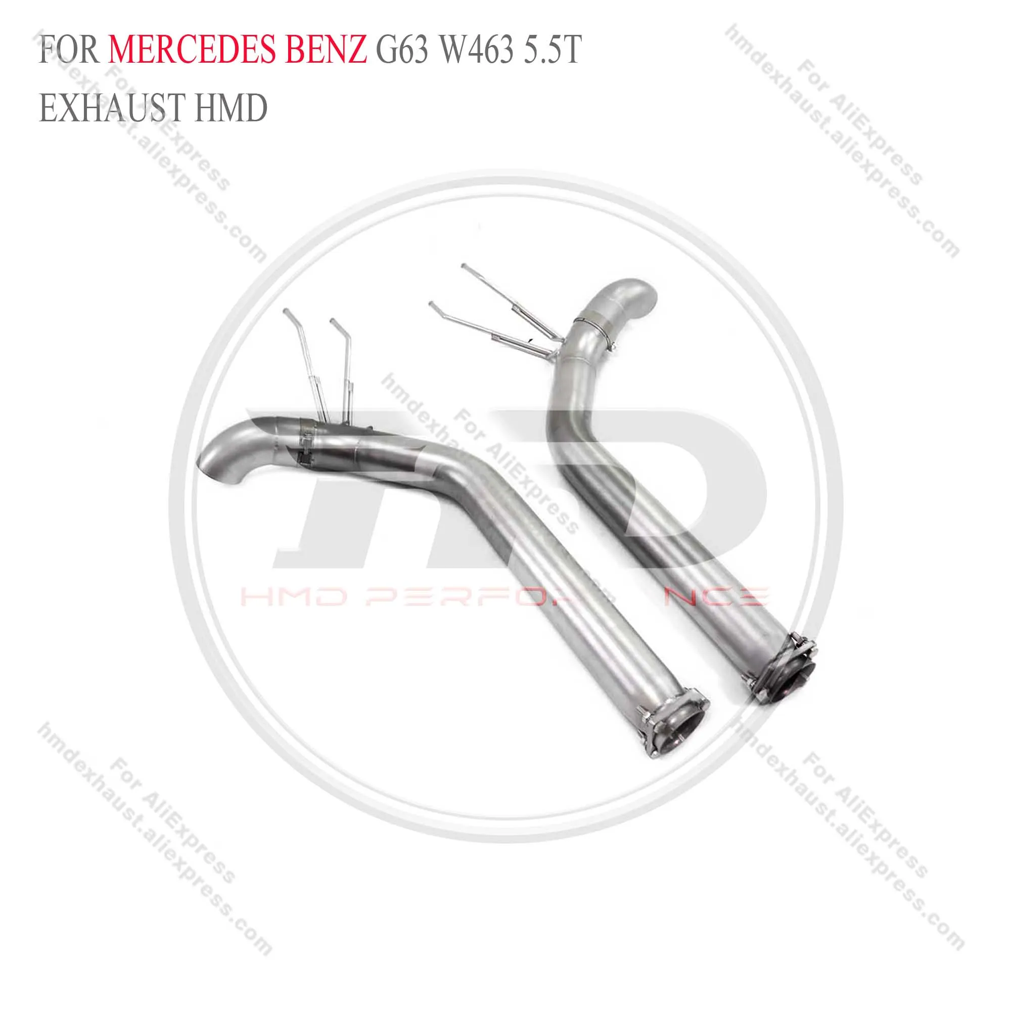 

HMD Stainless Steel Exhaust System Performance Catback for Mercedes benz G63 W463 5.5T Muffler Without Valve