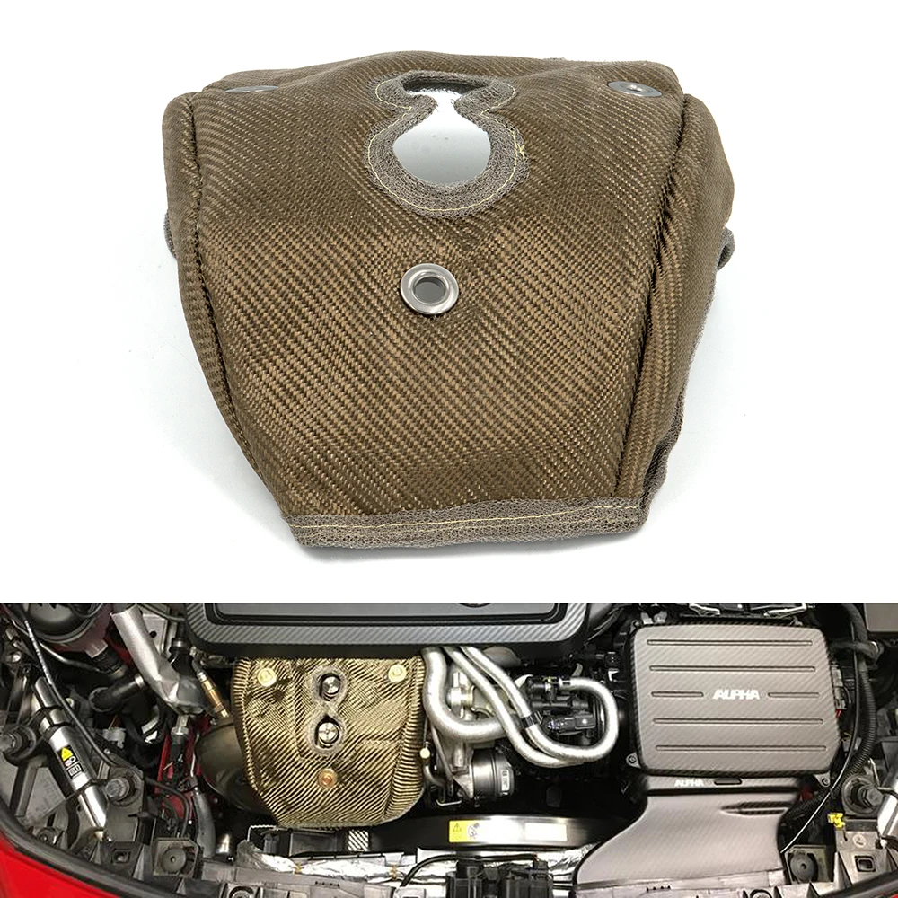 A45 Turbocharger Heat Shield Titanium Color Full Car Modification Kit for Benz A45 Car Accessories