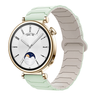 18mm 20mm 22mm Magnetic Strap for Samsung Galaxy Watch 7 6 5 4 Classic 5Pro Active Silicone Band for Huawei Watch 5 GT5 Pro 46mm