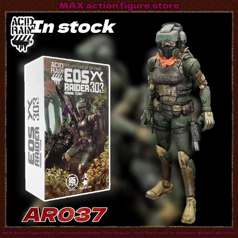 In Stock Acid Rain World AR037 EOS Raider 303rd Marine Trooper 1/18 Figure with Rocket‑Launcher & Painting Stencil Tool