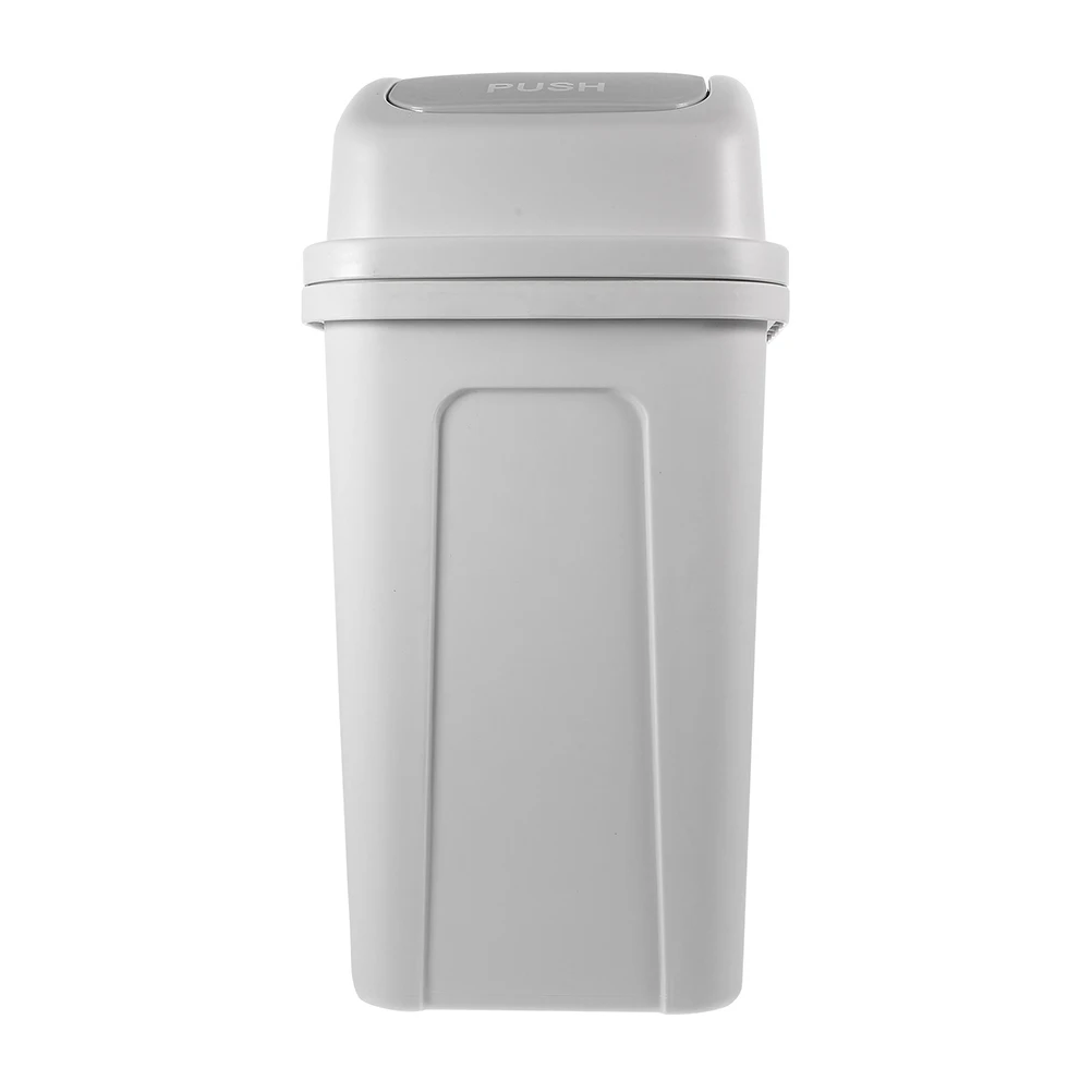 

Garbage Can Trash Bin Bathroom Bedroom Kitchen Large Capacity Cream PP Material White Gray Reusable Garbage Bucket