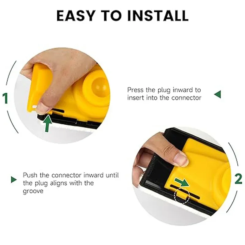 Flat Paint Brush 23x18cm with Rotating Handle Soft Grip EVA Non Slip and Threaded Extension Pole Compatibility