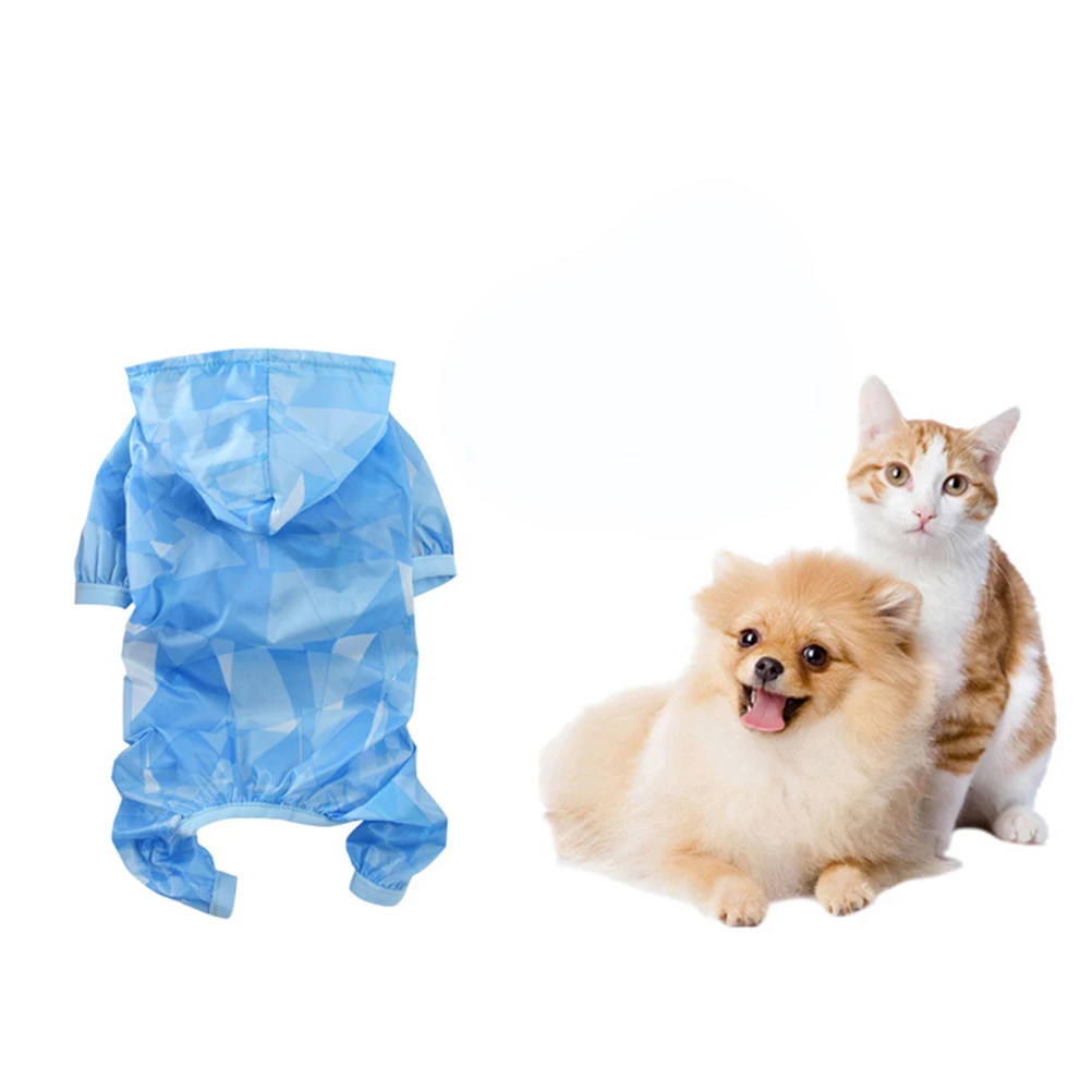 

Soft And Breathable Pet Clothes Ultra Thin Sun For Small Dog Cat Jumpsuit Costume Apparel - Size XL (Sky )