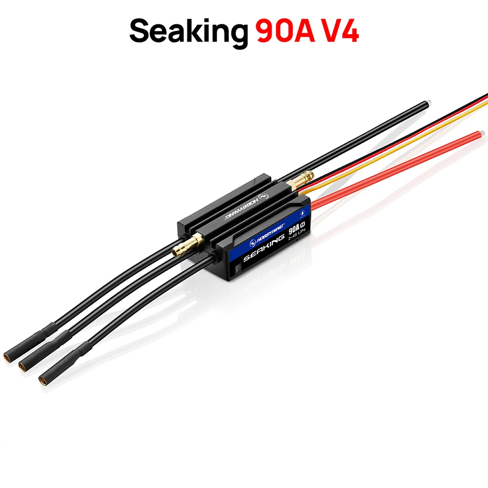 Hobbywing Seaking Brushless V4 ESC Waterdicht 160/120A/90A/60A/30A met Ingebouwde BEC voor RC Bootmodellen - afbeelding 1