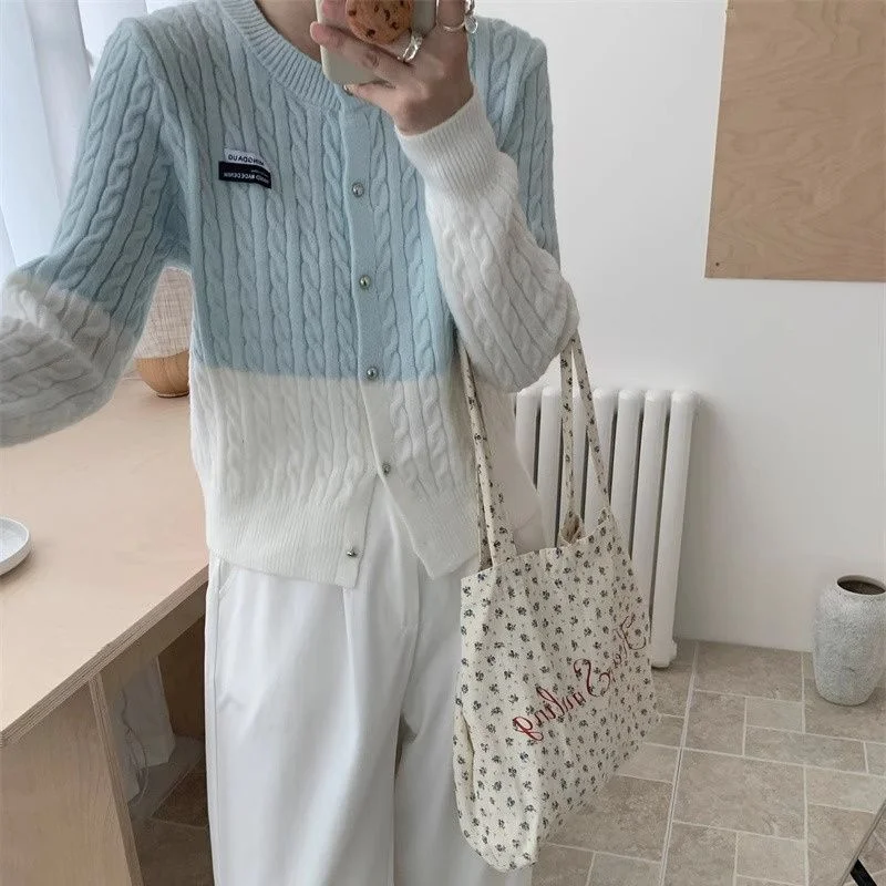 Dalong Women's Sweater Unique Sle No Pilling ular Trend Knitwear Winter Long Sve round Ne Regular Fit Autumn Winter