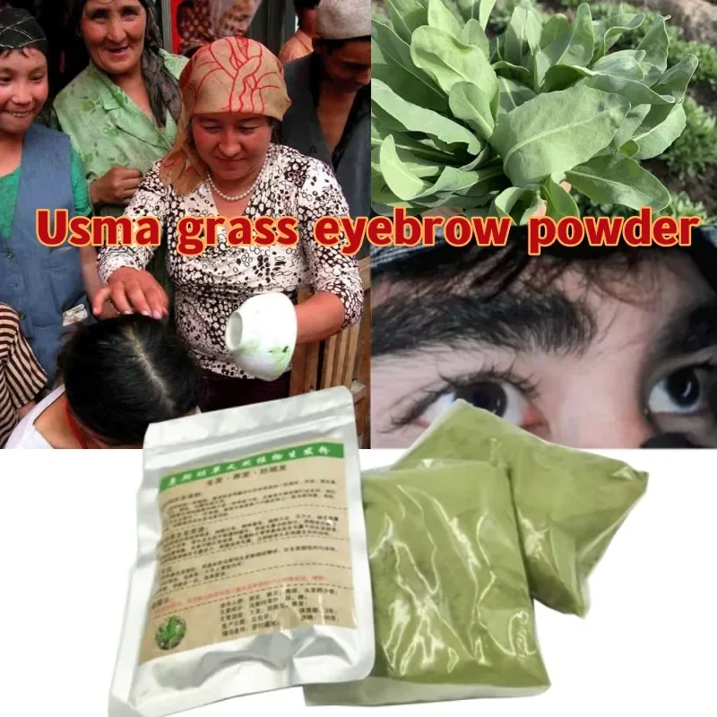 

Usman Grass Hair Powder Promotes The Growth of Hair Roots and Hairline, Strengthens and Thickens Eyelashes and Eyebrows