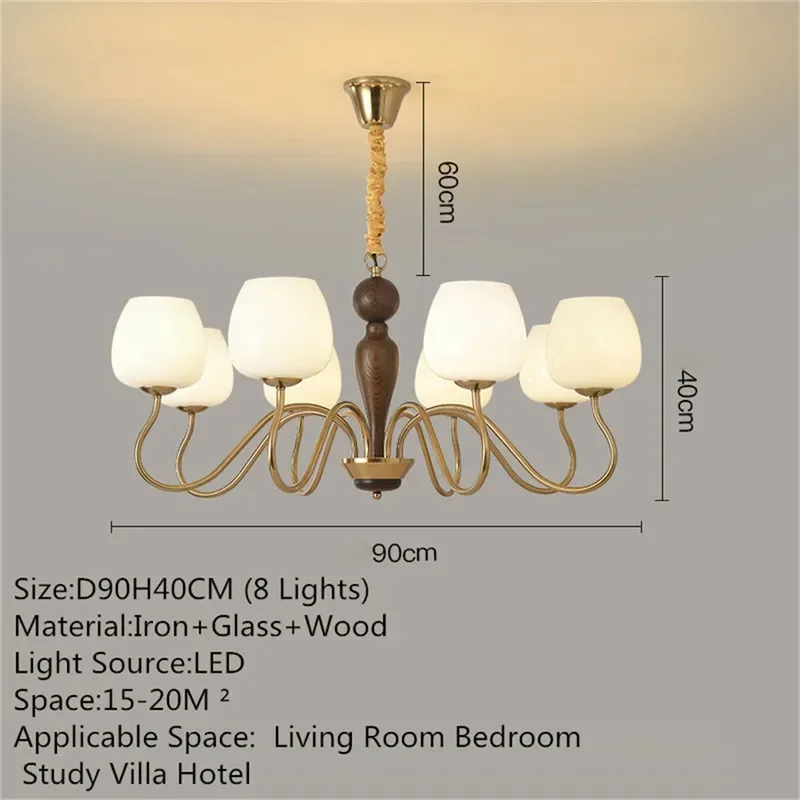 ELARA Contemporary Pendant Lamp American Creativity Living Room Dining Room Bedroom Hotel Villa Cafe Simple Art Home Chandelier