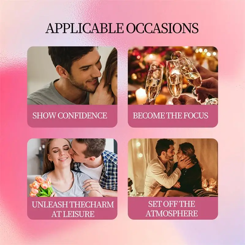 Luxury Brand Women's Perfume Natural Fresh Vanilla Rose Jasmine Eau De Toilette Radiating Allure Seductive Pheromones Perfume