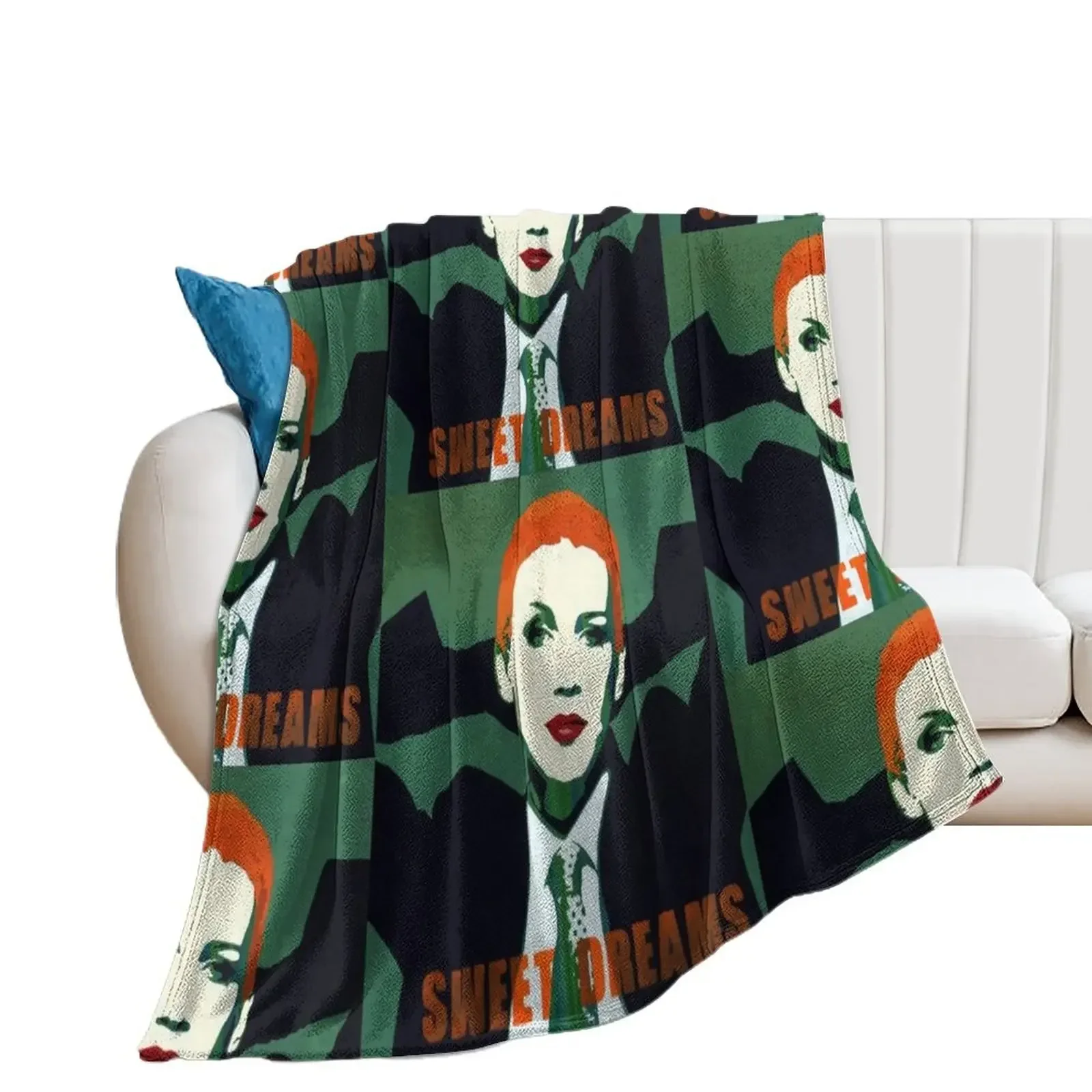 Eurythmics (Annie Lennox) - Sweet Dreams Throw Blanket Decorative Beds Polar Comforter Blankets