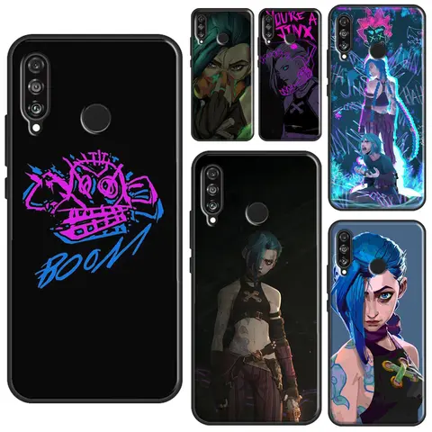 Arcane Jinx For Huawei Nova 11i 12i 10 9 SE 5T 12s Y91 Y90 Y60 Y70 Y72 Y61 P20 P30 P40 Lite P60 Pro Case