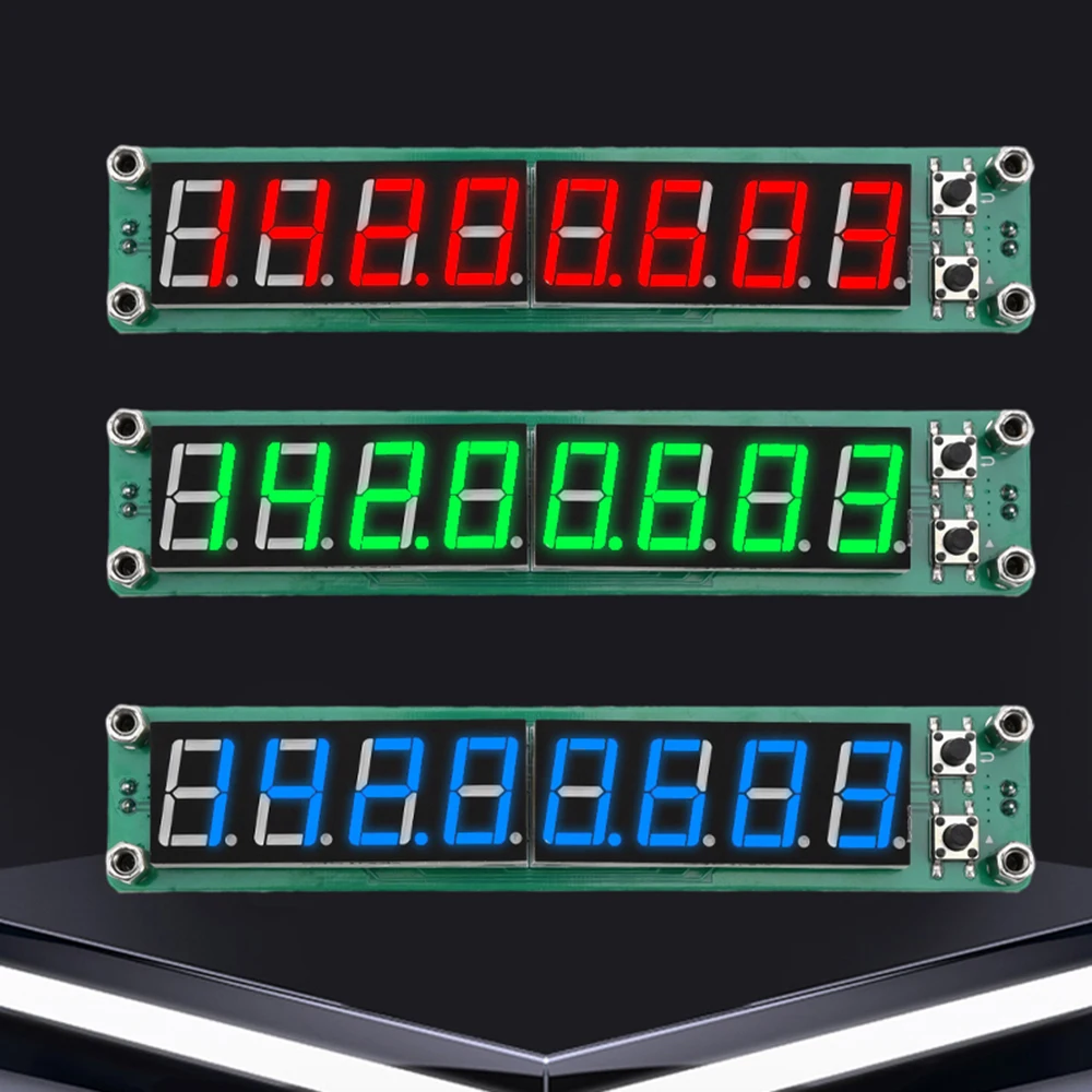 PLJ-8LED-H 0.1 to 60MHz 20MHz to 1200MHZ 1.2GHz RF Signal Frequency Counter Cymometer Meter Tester Display Component