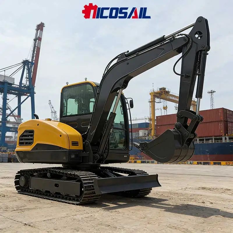 EPA & EUR5 Certified Mini Crawler Excavator - Durable for Farm Irrigation, Orchard & Construction Tasks