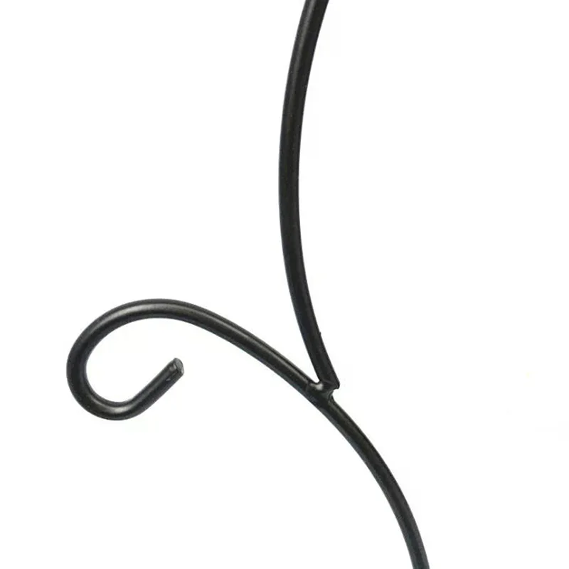 Tempat Lilin Logam Besi Model Gantungan Ganda 37CM, Penyangga Botol Kaca Tanaman