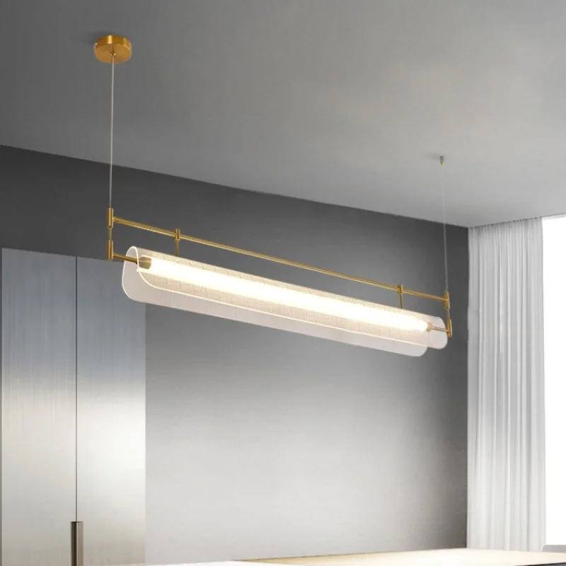 Light Luxury Acrylic Pendant Light Modern Minimalist Dining Table Bar Counter Island Table Restaurant